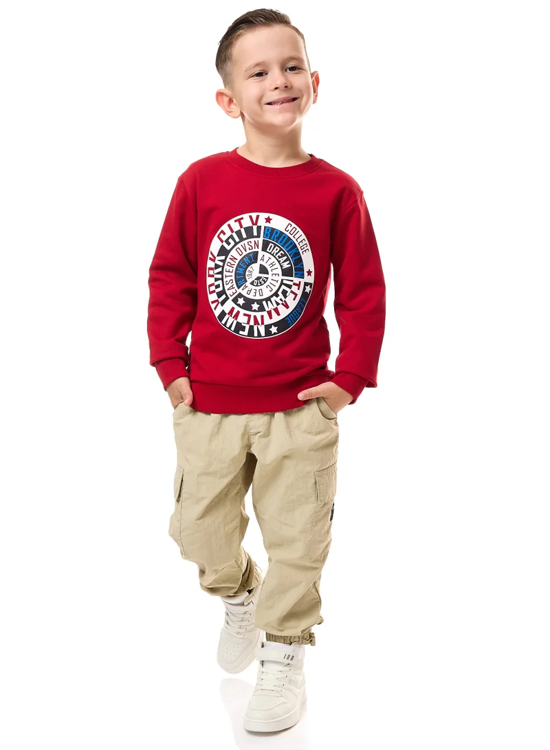 victor and jane Boys' Graphic "NEW YORK CITY" Sweatshirt