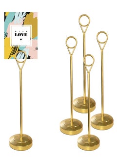 Generic Ring Clip Place Cards Holder Menu Holders for Tables Table Humber Reserved Signs Wedding Name Memo 5pcs  - Image 1