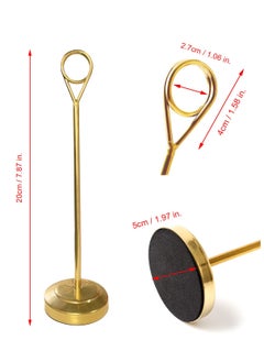 Generic Ring Clip Place Cards Holder Menu Holders for Tables Table Humber Reserved Signs Wedding Name Memo 5pcs  - Image 3