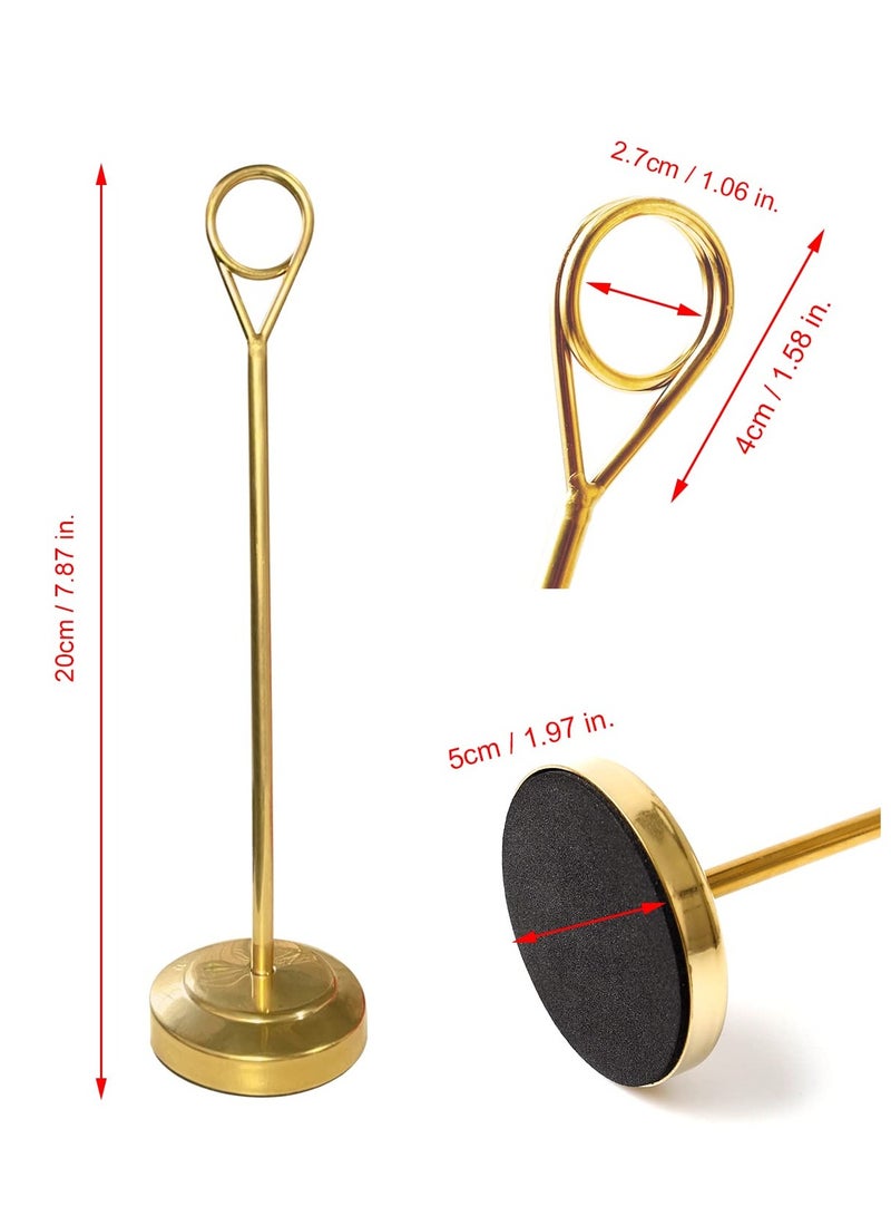 Generic Ring Clip Place Cards Holder Menu Holders for Tables Table Humber Reserved Signs Wedding Name Memo 5pcs  - Image 3