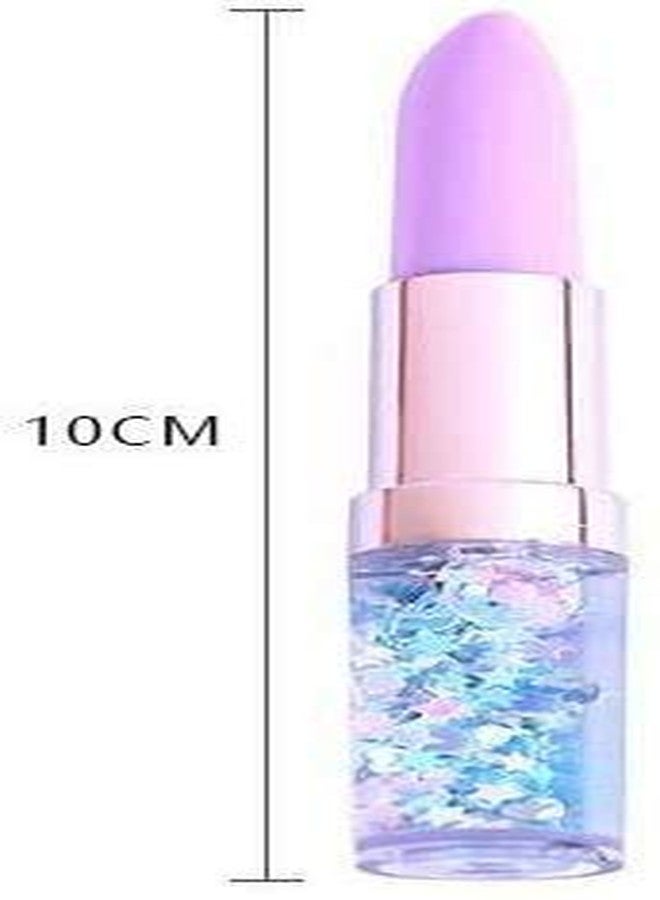 myself Glitter Lipstick Pen Gel Pen Makeup Artist Pen for Kids Beauty Plastic Cute Gel Pen Best Birthday Gift Return Gift for Kids (4 Pcs) - Image 4