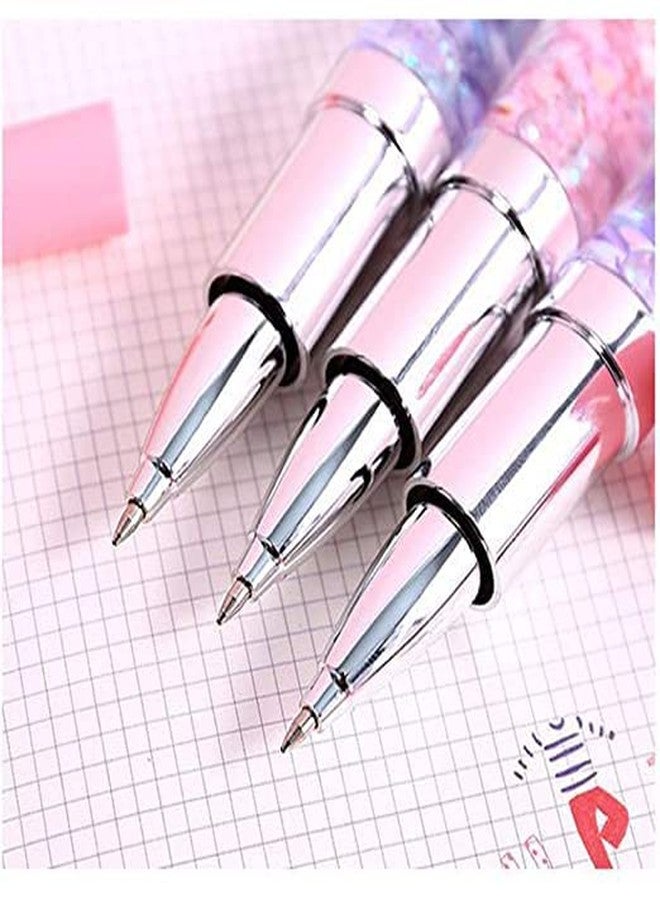 myself Glitter Lipstick Pen Gel Pen Makeup Artist Pen for Kids Beauty Plastic Cute Gel Pen Best Birthday Gift Return Gift for Kids (4 Pcs) - Image 5