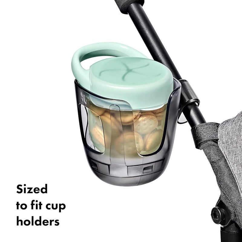 OXO Tot Snack Cup with Lid  2 Pack Opal and Dusk - Image 5