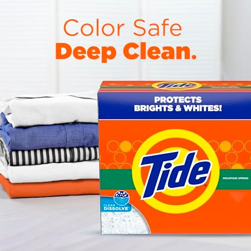 Tide Powder Laundry Detergent, Mountain Spring Scent, 125 Loads, 143 oz - Image 2