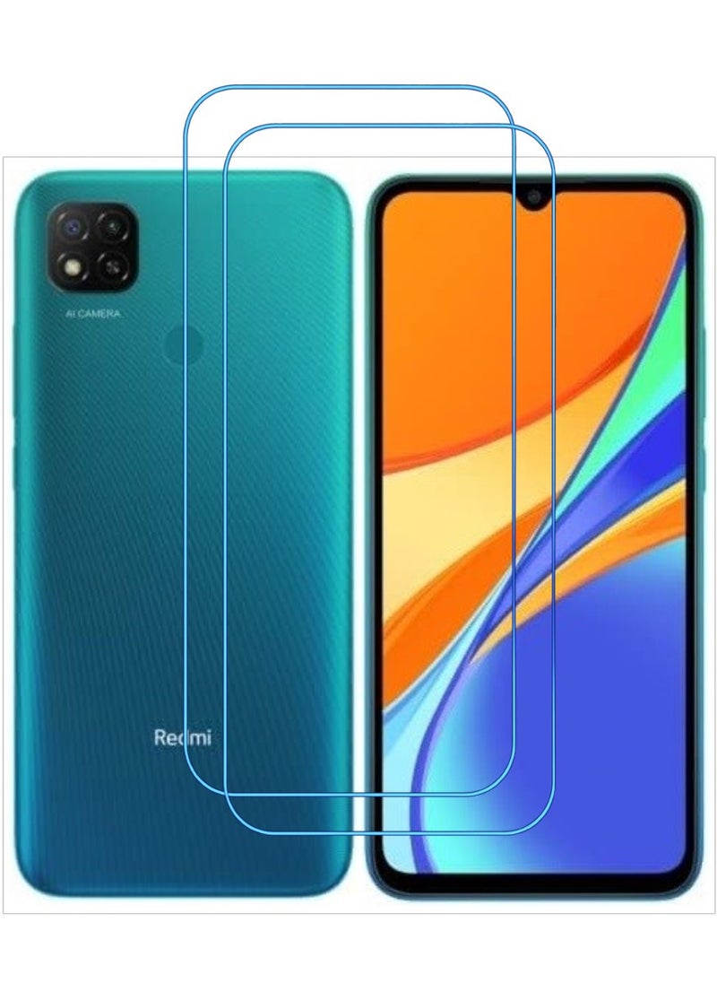ACLIX 2 Pieces Antistatic ESD Dustproof Premium Quality High Definition Clear Tempered Glass Screen Protector Designed For Xiaomi Redmi 9C - Image 1