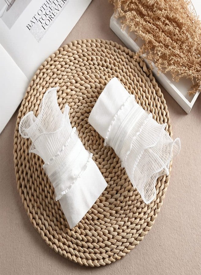 YAKEFJ Wrist Cuffs Winter Layered Cuff Detachable False Sleeves for Women Girls - Image 4