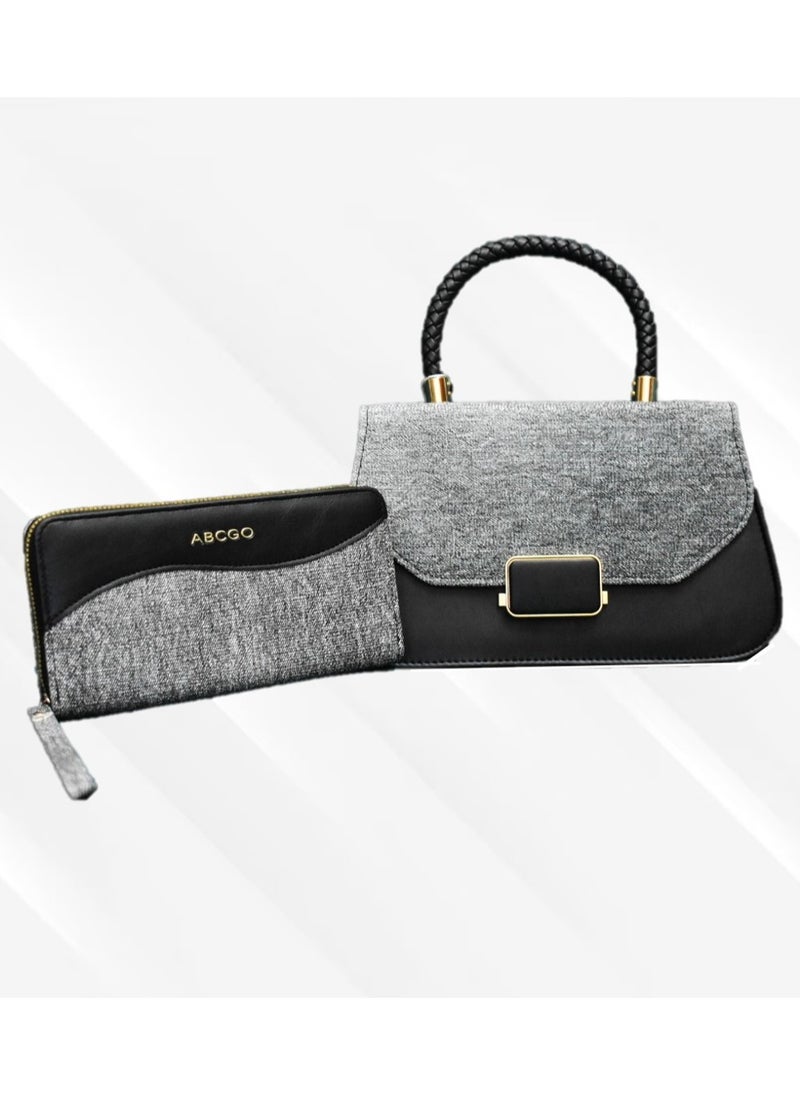ABCGO - Elegant Stylish Purse with Matching Pouch - Versatile & Classy Handbag Set - Image 1