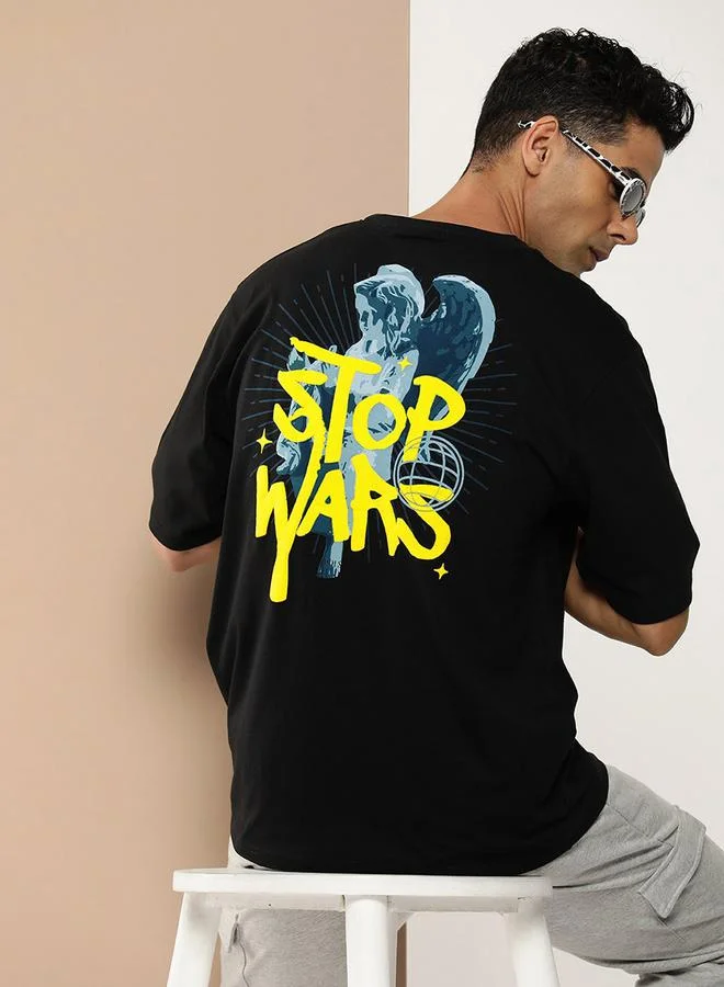 Difference of Opinion Oversized Drop-Shoulder Graphic Print T-Shirt by Styli