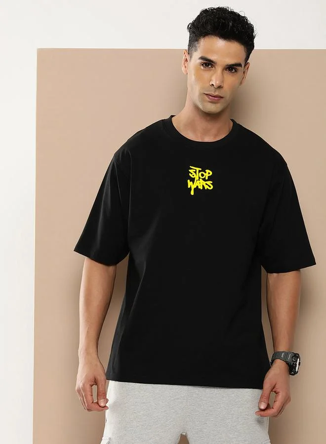 Difference of Opinion Oversized Drop-Shoulder Graphic Print T-Shirt by Styli