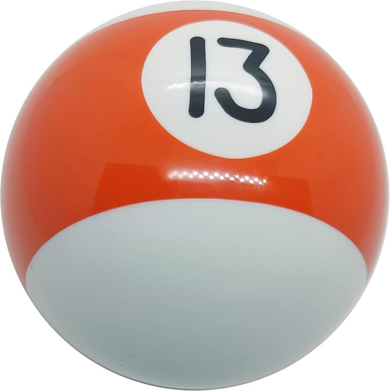 Mavota Pool Ball Billiard Stick Shift Knob Universal Gear Shifter Knobs for Car SUV Bus Truck (Orange 13) - Image 1