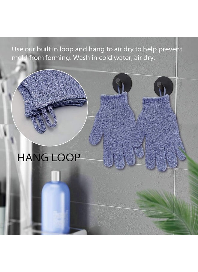 Evridwear Ridwear Strong Exfoliating Hydro Body Scrub Gloves. Dead Skin Cell Remover. Bath And Shower Gloves For Deep Cleansing And A Healthy Looking Skin (Heavy Exfoliating, Gray)  - Image 4
