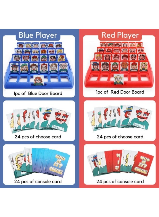 Vixplorn Board Game Guess Who Original - Guessing Game for 2 Players with 288 Character Cards, Ideal Gift for Adults, Family & Friends Interaction - Image 5