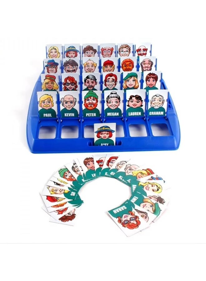 Vixplorn Board Game Guess Who Original - Guessing Game for 2 Players with 288 Character Cards, Ideal Gift for Adults, Family & Friends Interaction - Image 1
