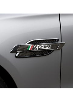 Sparco Side Fender Vent Stickers for Cars – Sporty Elegant Design – Pack of 2 Pieces