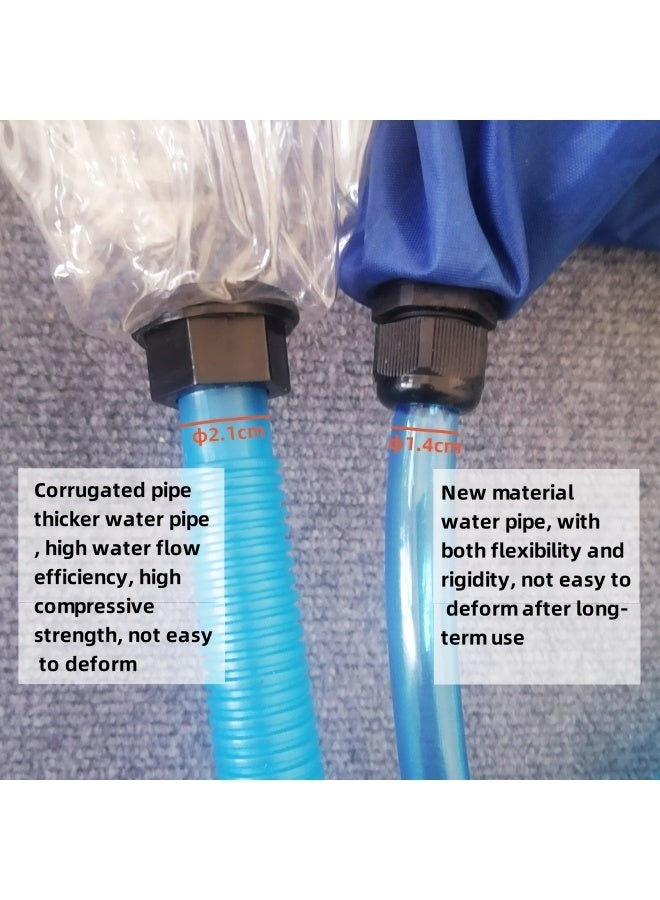 Air conditioner cleaning cover, dust removal cleaning bag, suitable for large 2P-3P wall-mounted air conditioner maintenance with tube (for air conditioners within 1.25 meters in length)  - Image 3