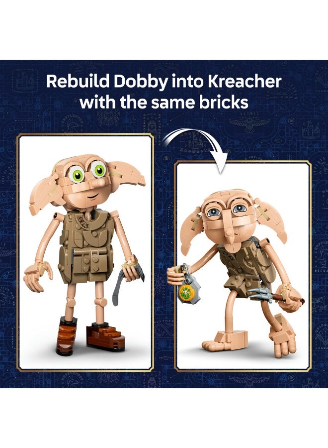 LEGO Harry Potter Dobby the Free Elf Building Toy 76469 (Age 8+, 379 Pieces) - Image 4