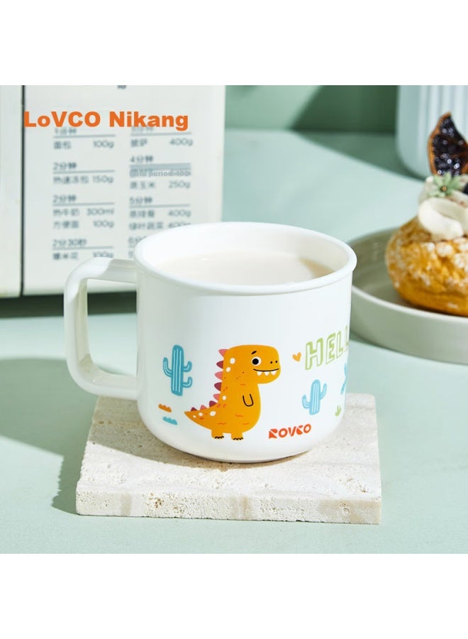 Rikang Children's Water Cup, Baby Microwave-safe Milk Cup, Infant Juice Cup, Toothbrush Cup, 3407-2 Dinosaur - Image 1