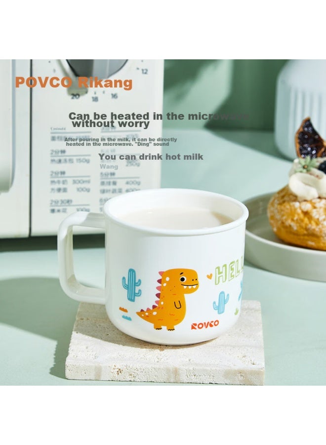Rikang Children's Water Cup, Baby Microwave-safe Milk Cup, Infant Juice Cup, Toothbrush Cup, 3407-2 Dinosaur - Image 3