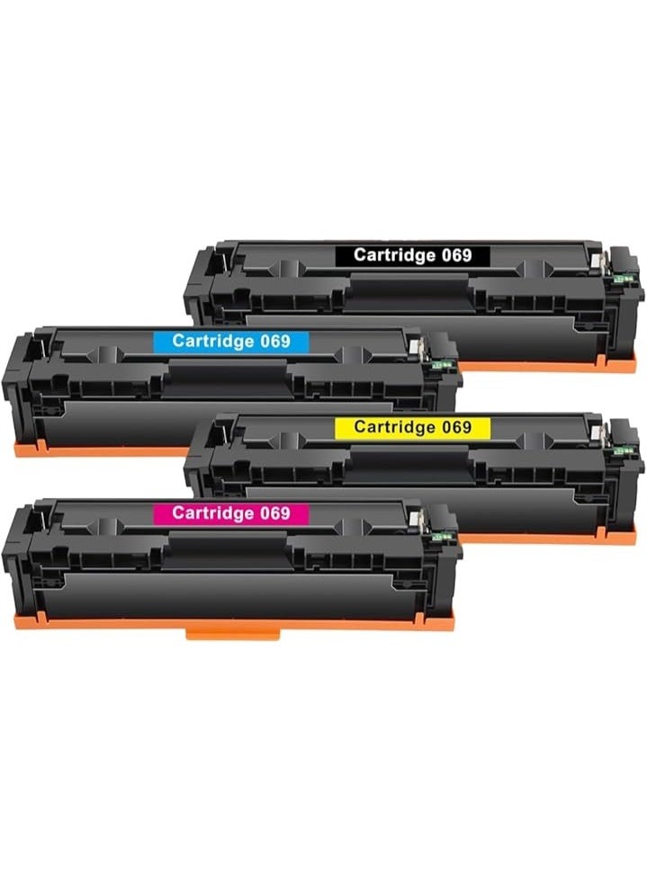 CRG 069 Set Toner Cartridge Replacement For Canon i-SENSYS MFP MF752, MF754, LBP673 (Black Cyan Yellow Magenta) - Image 1
