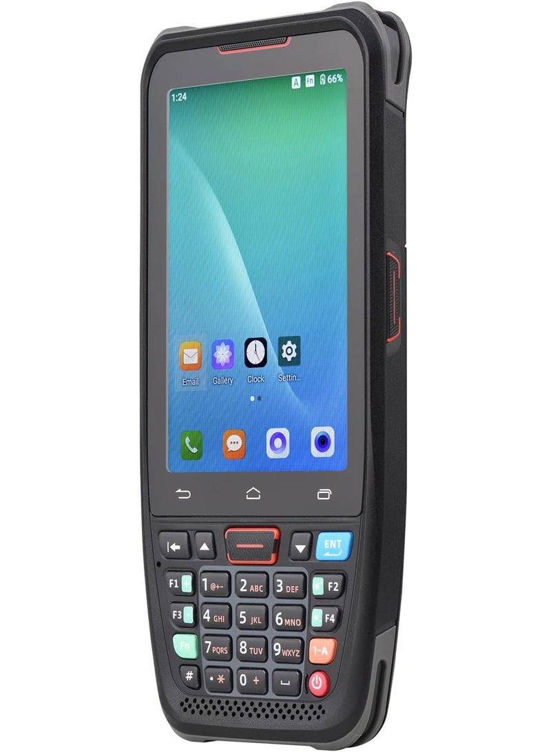 جهاز نقاط البيع المحمول PDA بنظام أندرويد 10.0 مع قارئ باركود 1D/2D/QR – شاشة لمس 4.0 بوصة، دعم 2/3/4G، واي فاي وبلوتوث - Image 2