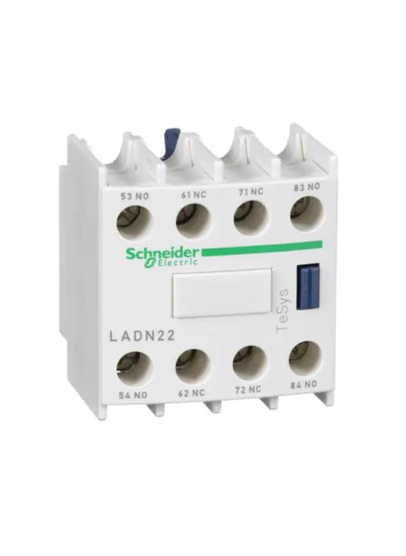 Schneider كتلة اتصال مساعدة Schneider LADN22 2NO و2NC 