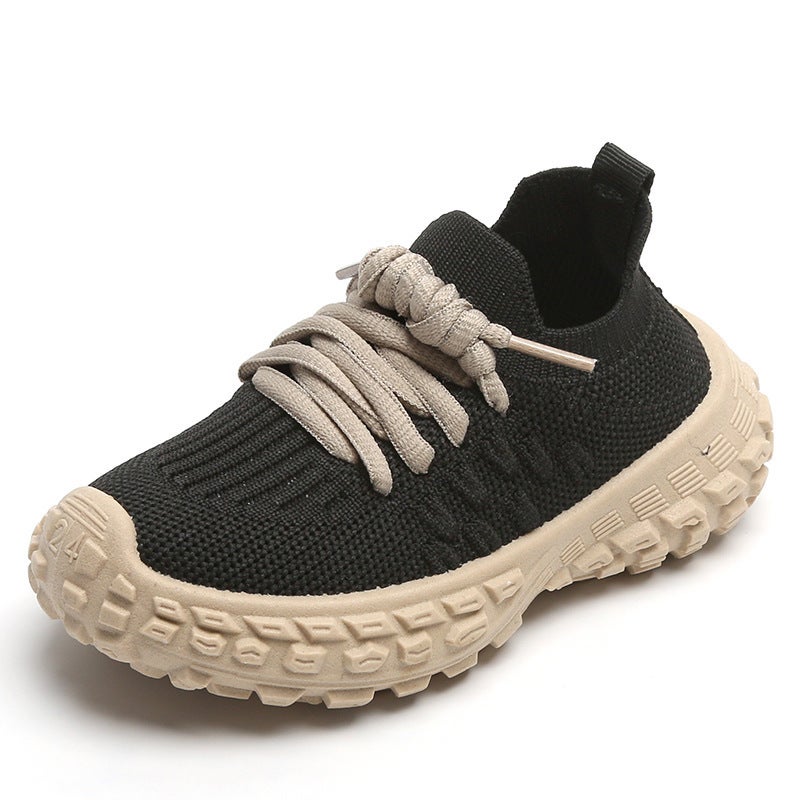 Mesh Sneakers Lightweight Flexible Sole Walking Shoes For Kids Indoor And Outdoor Activities - Image 1