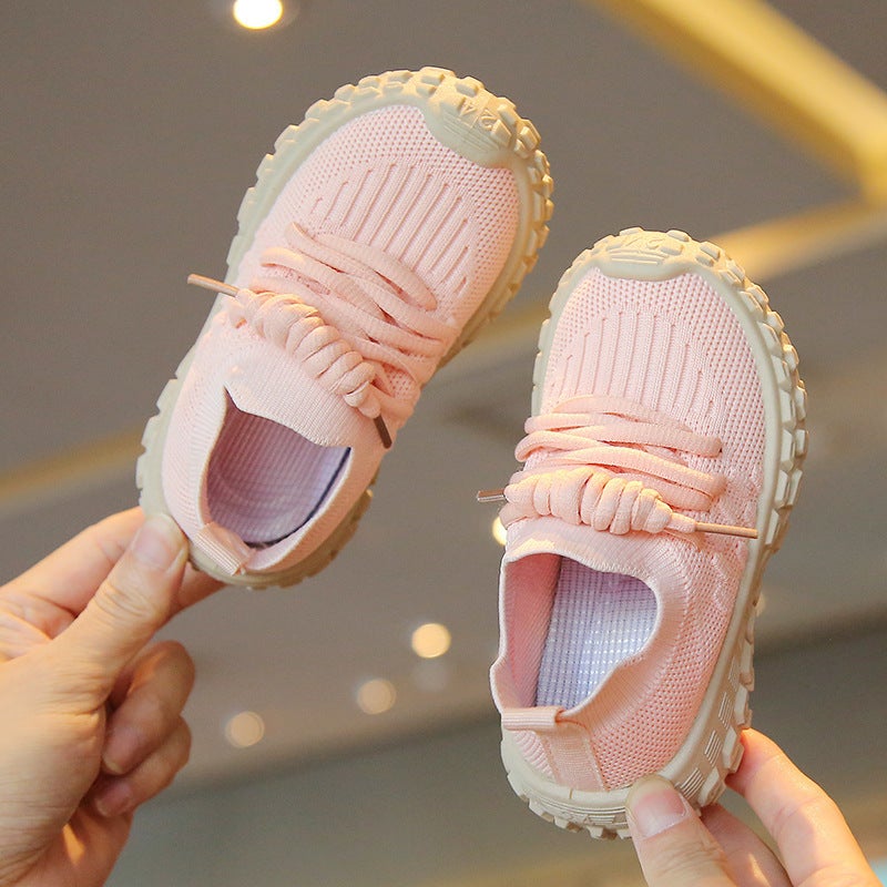 Mesh Sneakers Lightweight Flexible Sole Walking Shoes For Kids Indoor And Outdoor Activities - Image 4