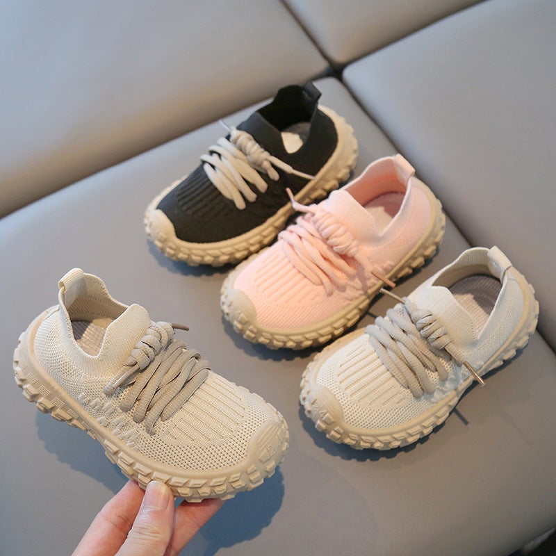 Mesh Sneakers Lightweight Flexible Sole Walking Shoes For Kids Indoor And Outdoor Activities - Image 3