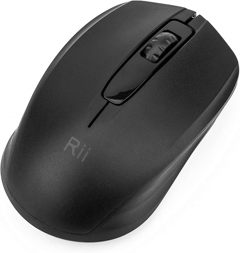 RII Wireless Mouse, 2.4G Portable Computer Mice for PC, Laptop, Windows,Office Included Wireless USB dongle (Black) - Image 5