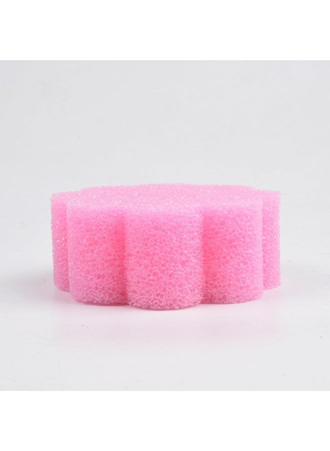 Flower Scrub Sponges Pack of 9 Non-Scratch Cleaning Sponges for Kitchen and Household Use - Image 3