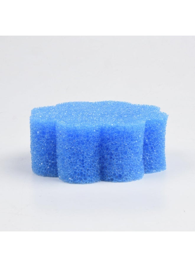Flower Scrub Sponges Pack of 9 Non-Scratch Cleaning Sponges for Kitchen and Household Use - Image 1