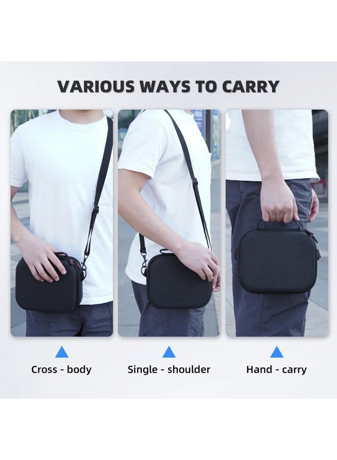 BRDRC Carrying Case for Insta360 GO Ultra, Portable Nylon Travel Storage Bag, Hard Protective Case with Shoulder Strap for Insta360 GO Ultra Camera Accessories - Image 5