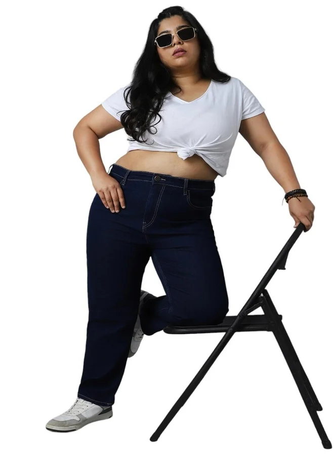 HIGH STAR  Women Indigo Jeans for Women | Best Price UAE
