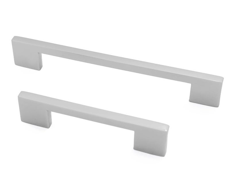 FINITO Pack of 10 Pieces 4 inch 96mm Silver Satin Finish Handle for Drawers Stainless Steel Handles for Wardrobe Cabinet Handles Handle for Doors JP4S10 Discover The Collection