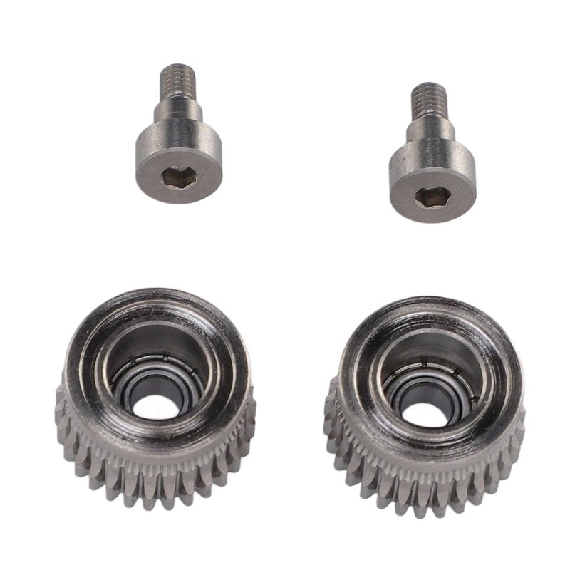 YDuupxe Hardened Steel Plated Extruder Gear 3D Printer Accessories 3D Printer Components Spare Parts Dual Drive Kit with 55HRC Hardness for K1 K1C K1 Ender 3 V3 - Image 4
