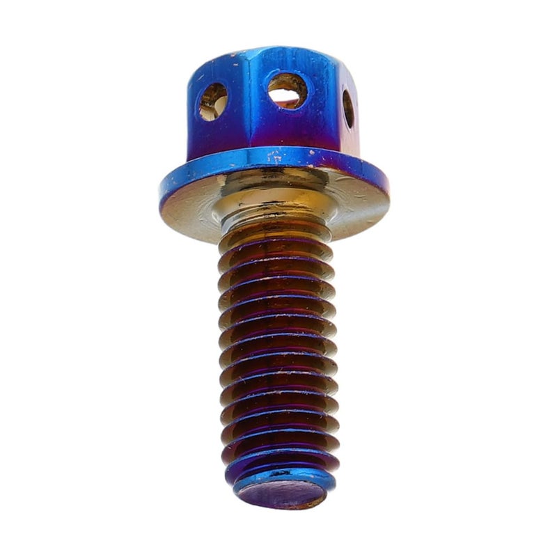 صب قطعة واحدة / قالب متكامل مسامير تثبيت لوحة الترخيص MAGICLULU M6x12mm مثبتات للدراجات النارية والسيارات والشاحنات، مسامير زخرفية فريدة مقاوم للتصدع في درجات الحرارة المنخفضة ثابت ومنقول - Image 1