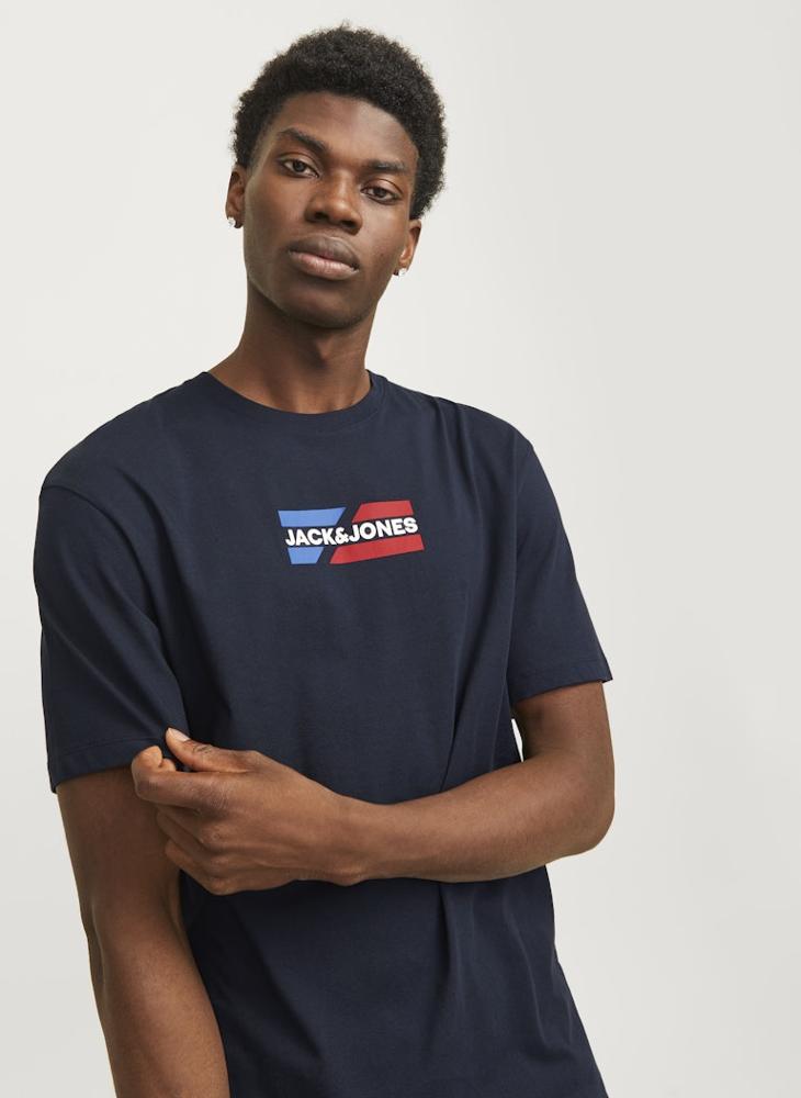 JACK & JONES 3 Pack JJECORP Graphic Crew Neck T-Shirt - Image 1