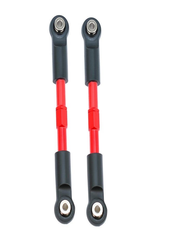 POLANTA Aluminum Front & Rear Pull Rod Linkage Upgraded Set for Arrma 1/10 Gorgon Vorteks Fury Quake 2WD RC Truck,Replace#ARA330753(Red) - Image 5