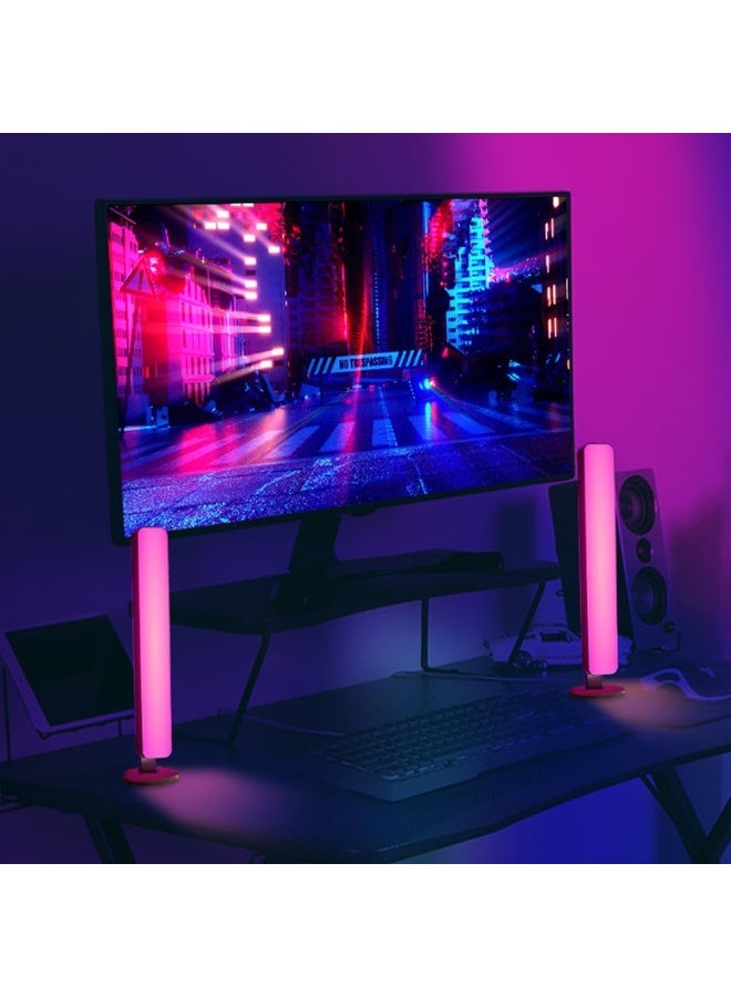Smart RGB Light Bar with Music Sync & Remote Control, USB Powered LED Ambient Lamp for Gaming Room, TV Backlight, Bedroom & Home Decoration (2PC) - Image 3