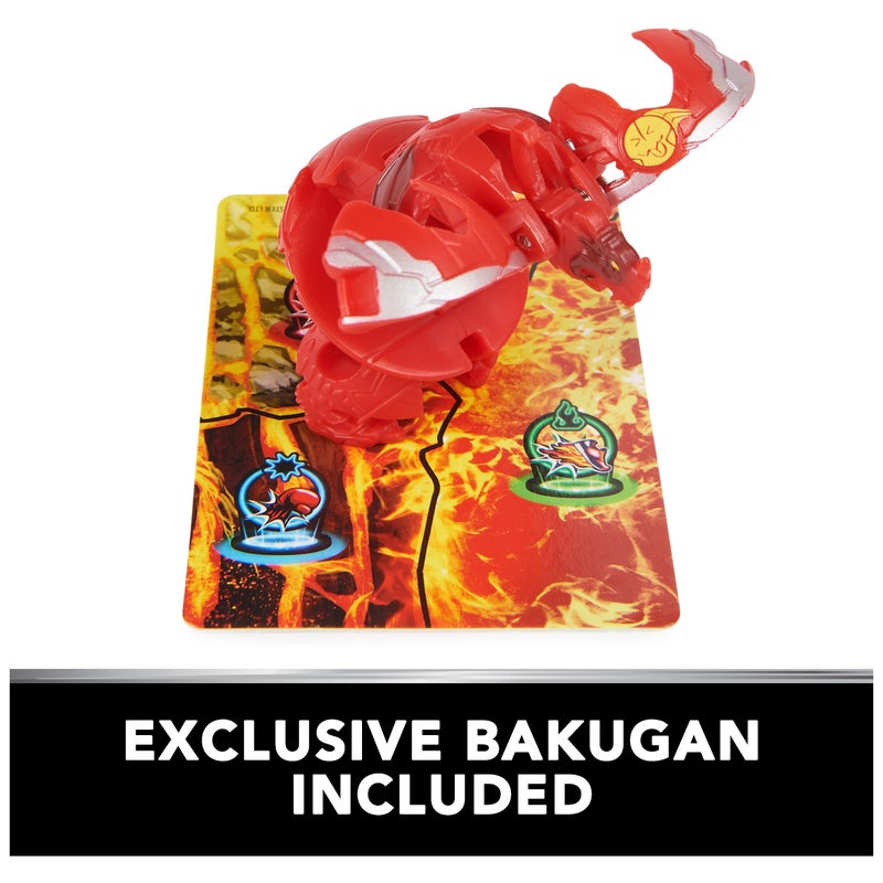 Bakugan Training Set with Titanium Dragonoid, Dragon Clan Themed, Customizable Action Figure, Trading Cards, and Playset, Kids Toys for Boys and Girls 6 and up - Image 2