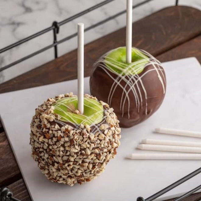 Oasis Supply Apple Candy Containers - 20 Paper Candy Apple Sticks + 20 Candy Apple Bubble Containers – Supplies for Candy Packaging - Image 5