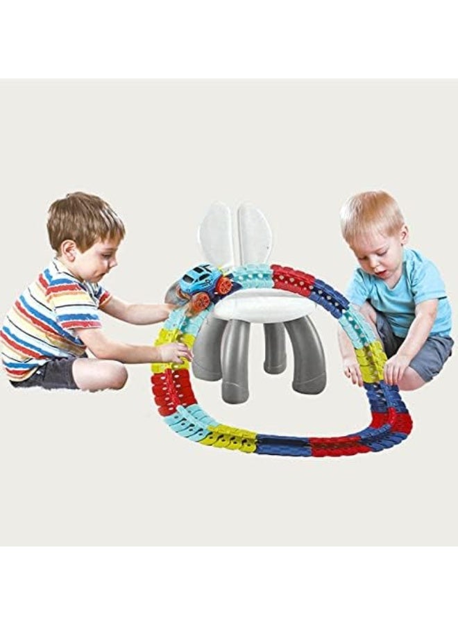 Car Set 92PCS Changeable Track with LED Light-UP Race Car Flexible. - Image 3