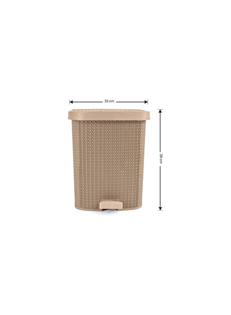 Turt Tart Large Trash Can - Beige 622199965687 - Image 4