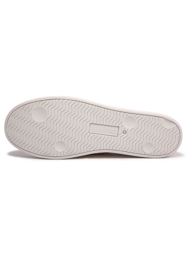 Vanessa Womens Slip On Shoes, Comfort Canvas Sneakers with Low Top, Casual Fashion Shoes for Women Walking with Non Slip Rubber Outsole, White, 7 - Image 4