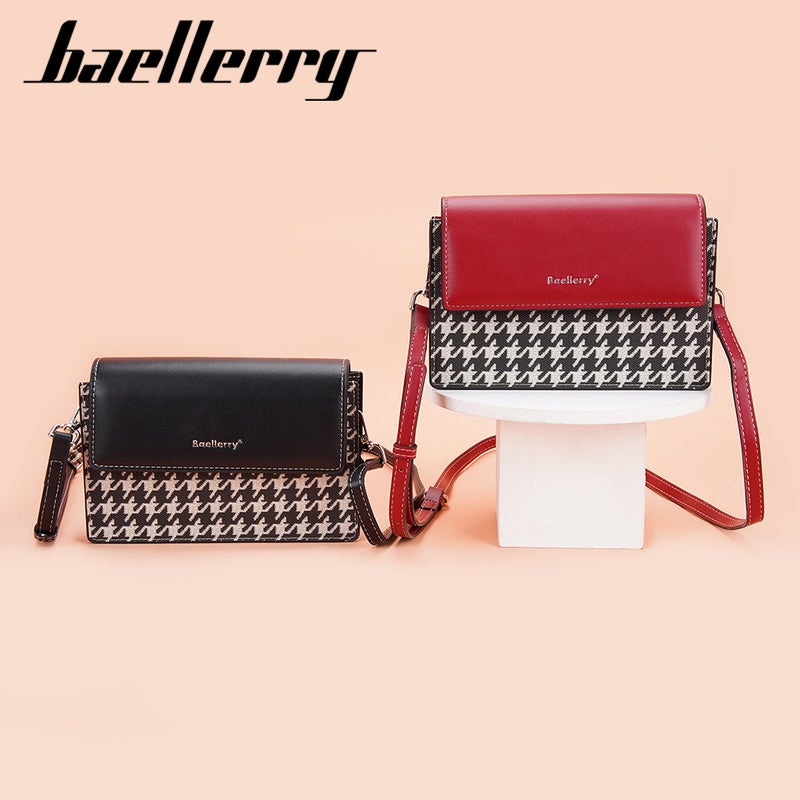 Baellerry New Women's Small Square Bag Korean Style All-Match Shoulder Crossbody Large Capacity Phone Bag for Men - Image 3