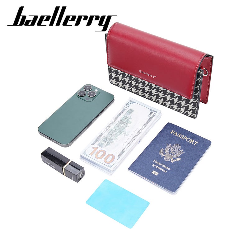 Baellerry New Women's Small Square Bag Korean Style All-Match Shoulder Crossbody Large Capacity Phone Bag for Men - Image 4