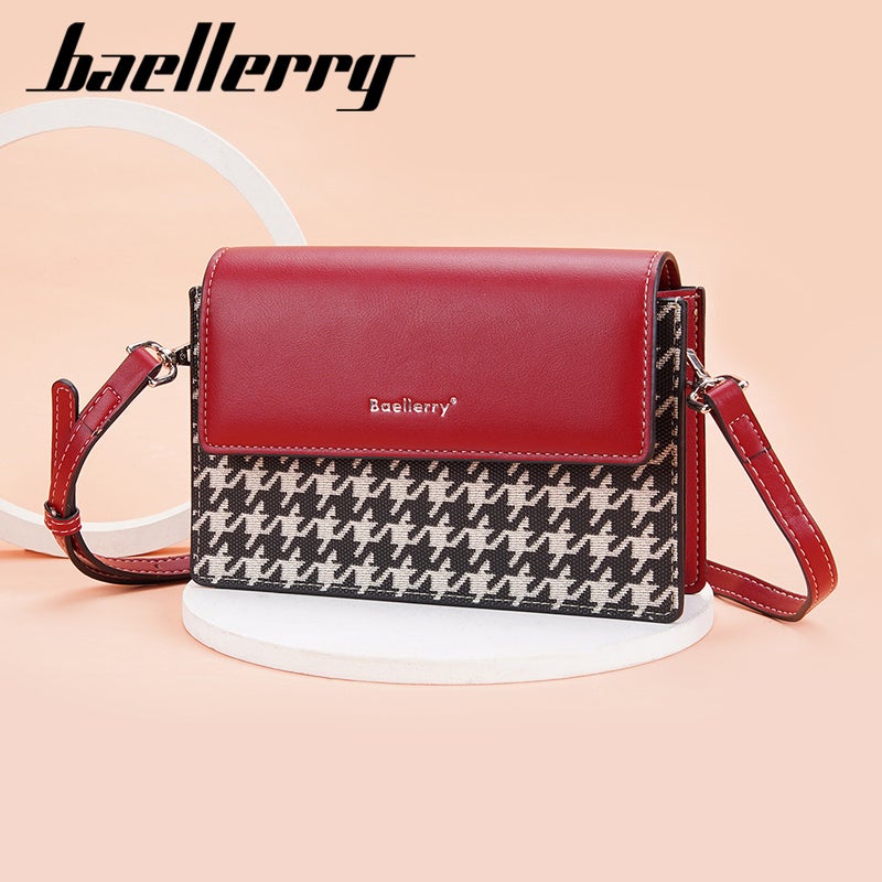 Baellerry New Women's Small Square Bag Korean Style All-Match Shoulder Crossbody Large Capacity Phone Bag for Men - Image 2