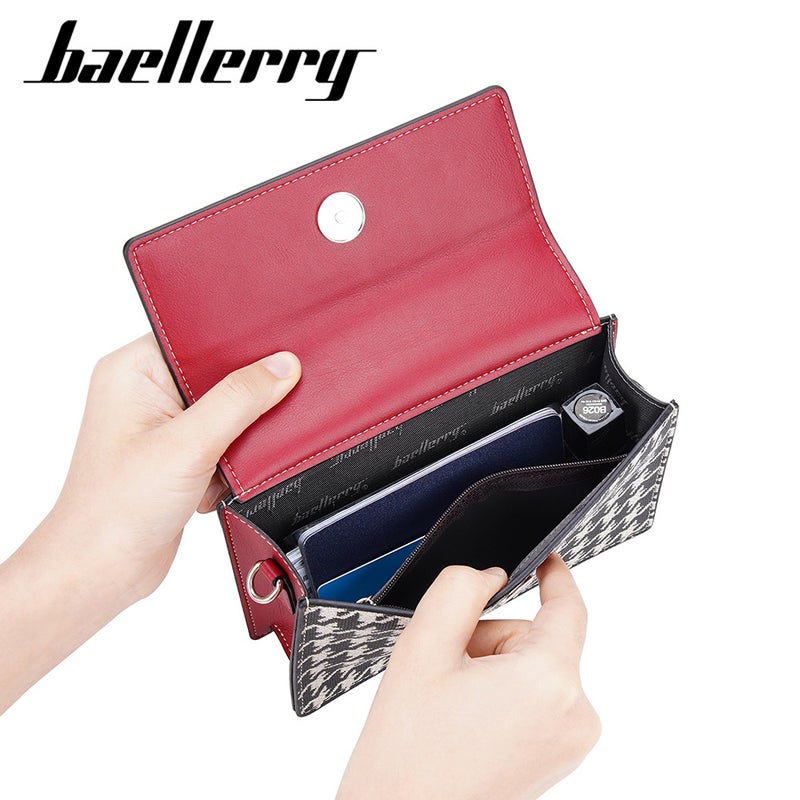 Baellerry New Women's Small Square Bag Korean Style All-Match Shoulder Crossbody Large Capacity Phone Bag for Men - Image 5