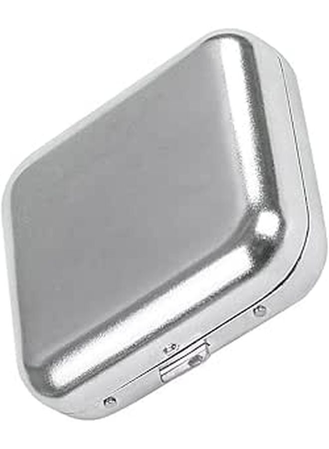 مطفأة سجائر معدنية صغيرة محمولة مع غطاء للاستخدام في السيارة والهواء الطلق والجيب والمنزل والفسحة - Image 1