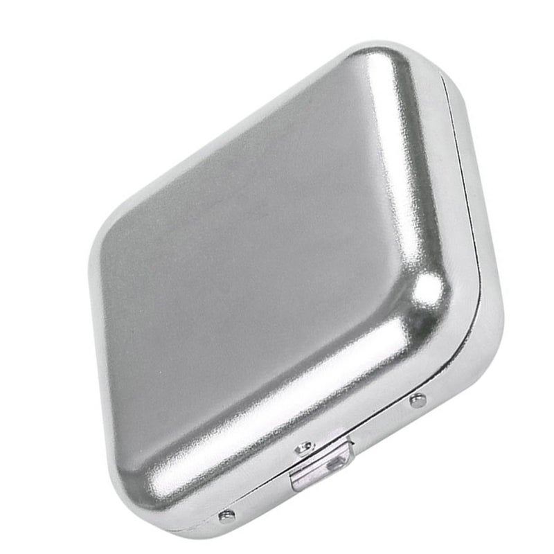 مطفأة سجائر معدنية صغيرة محمولة مع غطاء للاستخدام في السيارة والهواء الطلق والجيب والمنزل والفسحة - Image 2